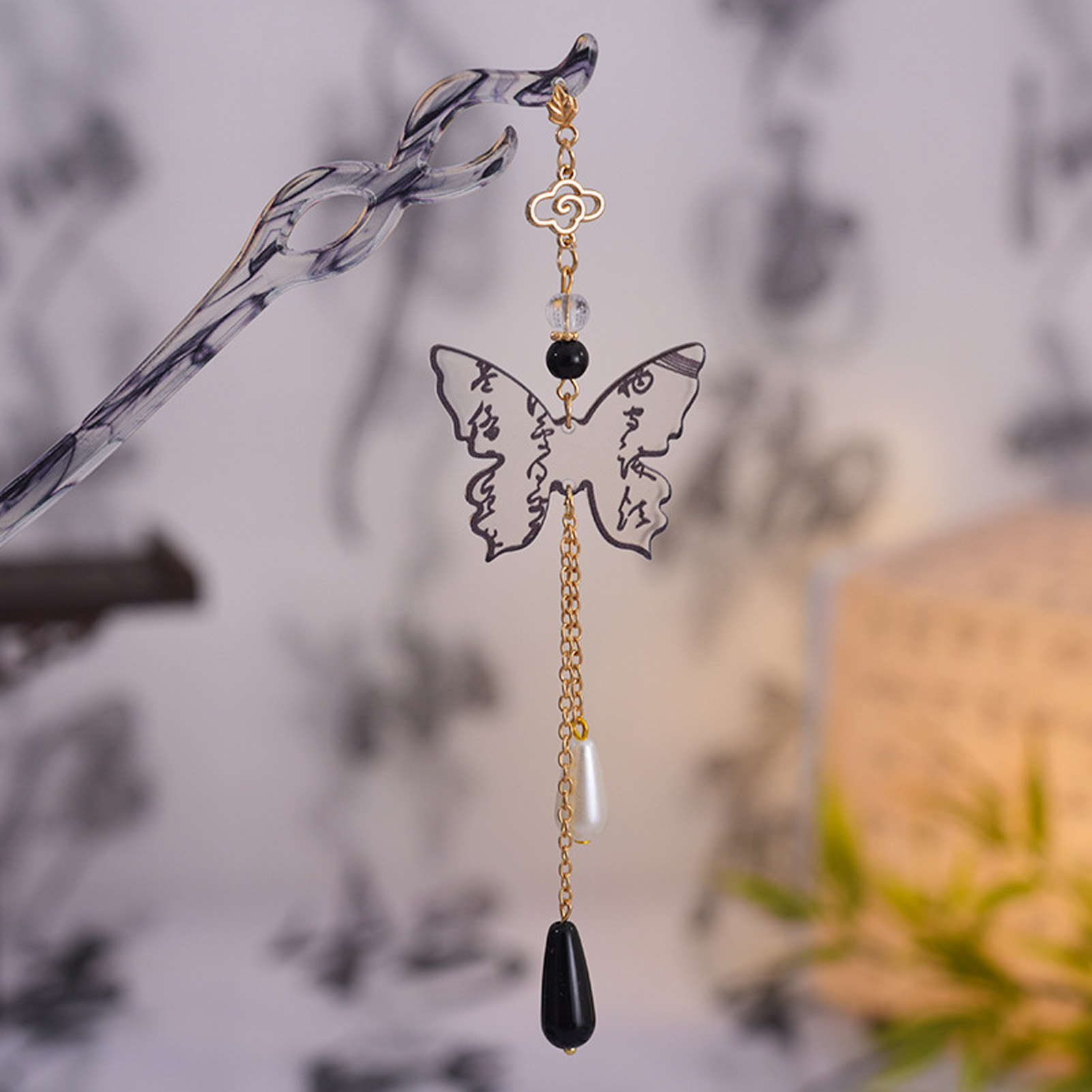 Vintage Wooden Hairpin For Wom - Women Accessories Shop ulasan dan harga