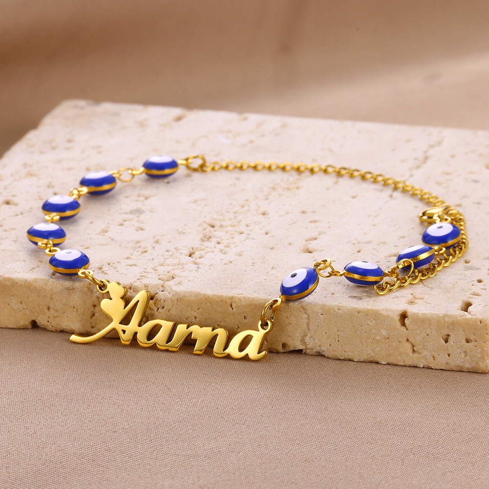 Custom Name Blue Evil Eye Brac - Evil Eye Bracelet ulasan dan harga