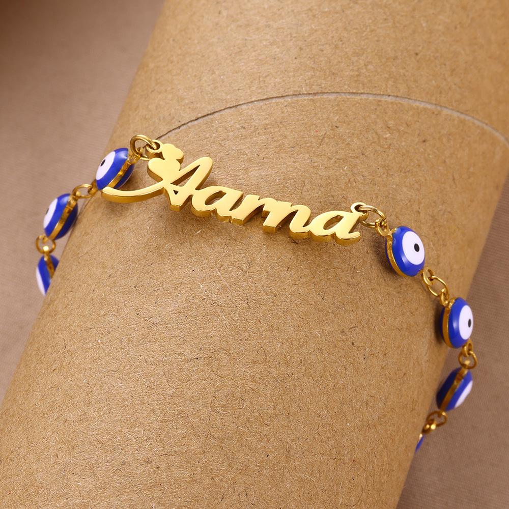 Custom Name Blue Evil Eye Brac - Evil Eye Bracelet ulasan dan harga