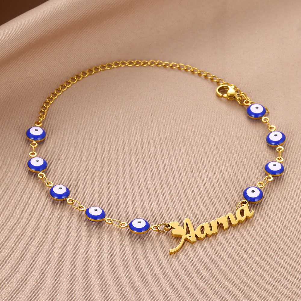 Custom Name Blue Evil Eye Brac - Evil Eye Bracelet ulasan dan harga