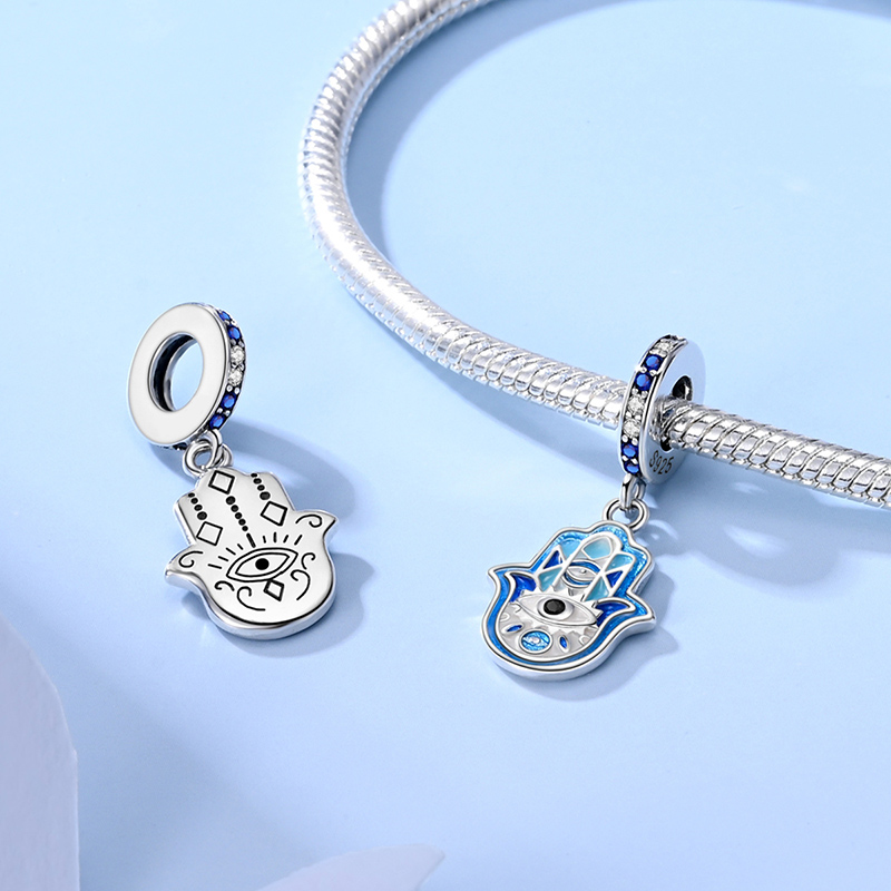 925 Sterling Silver Eye of Pro - Evil Eye Bracelet ulasan dan harga