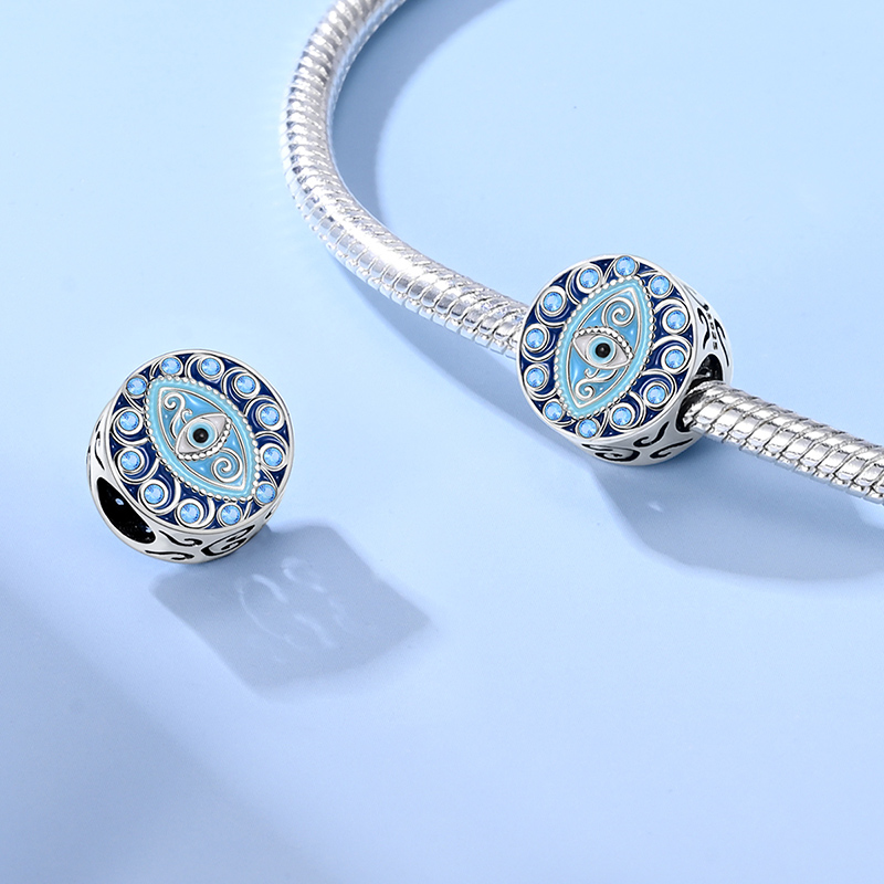 925 Sterling Silver Eye of Pro - Evil Eye Bracelet ulasan dan harga
