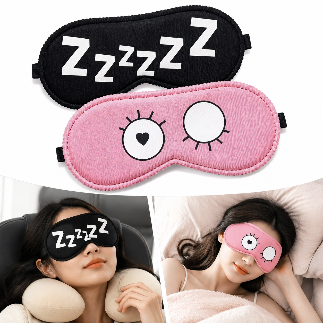 Cartoon Eye Mask. Students Wea - Women Accessories To Gift ulasan dan harga