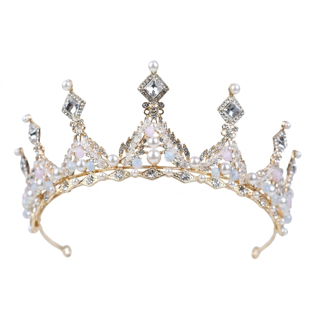 Bridal Crown Headpiece Rhinest - Women'S Wedding Accessories ulasan dan harga
