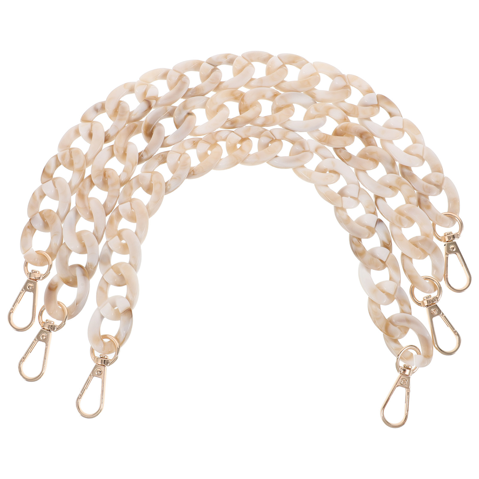 3Pcs Fishbone Resin Bag Chain  - Wallet Chain Bag ulasan dan harga