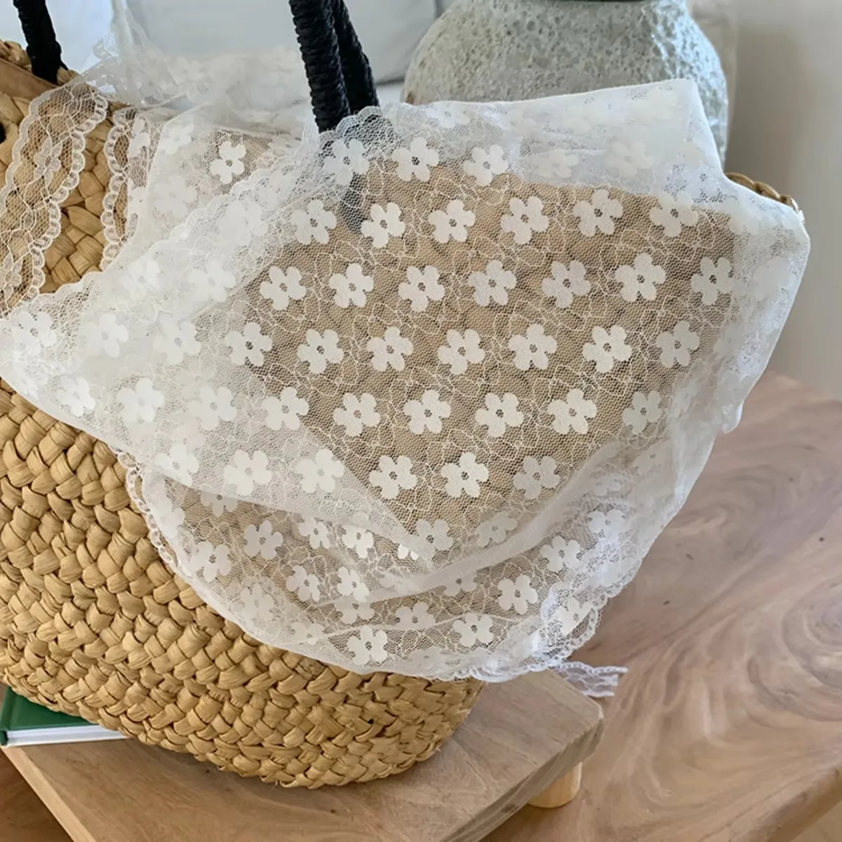 Elegant Lace Neck Scarf for Wo - Women Accessories Shop Design ulasan dan harga