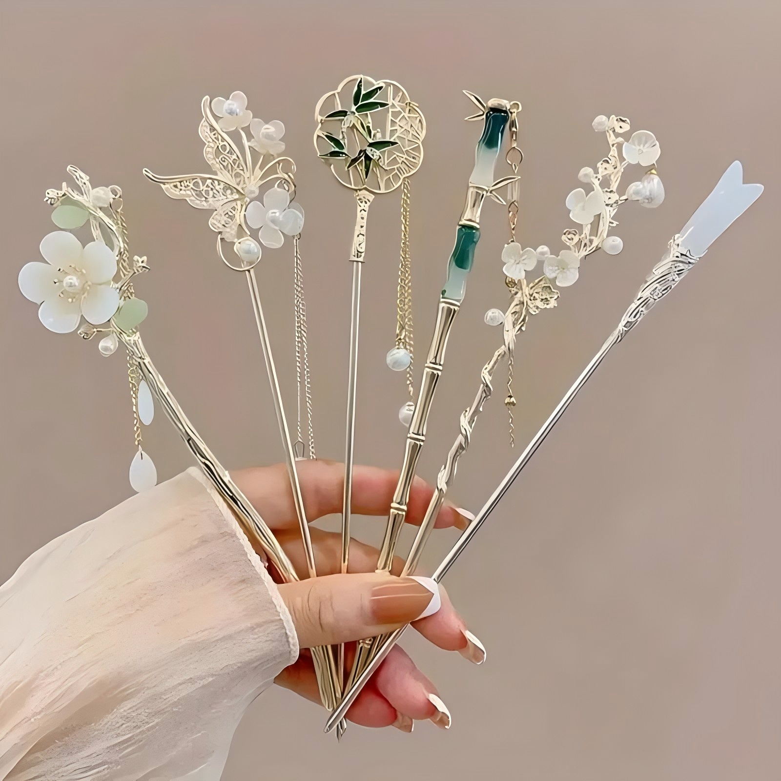 1/6pcs Elegant Chinese Style T - Women Accessories Shop ulasan dan harga