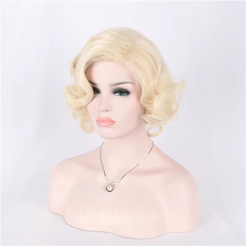 Synthetic Short Curly Hair Blo - Women'S Accessories In The 1950S ulasan dan harga