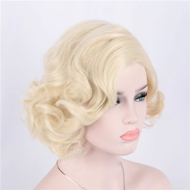 Synthetic Short Curly Hair Blo - Women'S Accessories In The 1950S ulasan dan harga