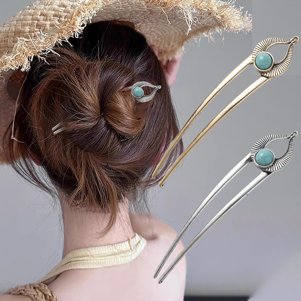 Egypt Turquoise U Shape Hair F - Women Accessories Shop ulasan dan harga
