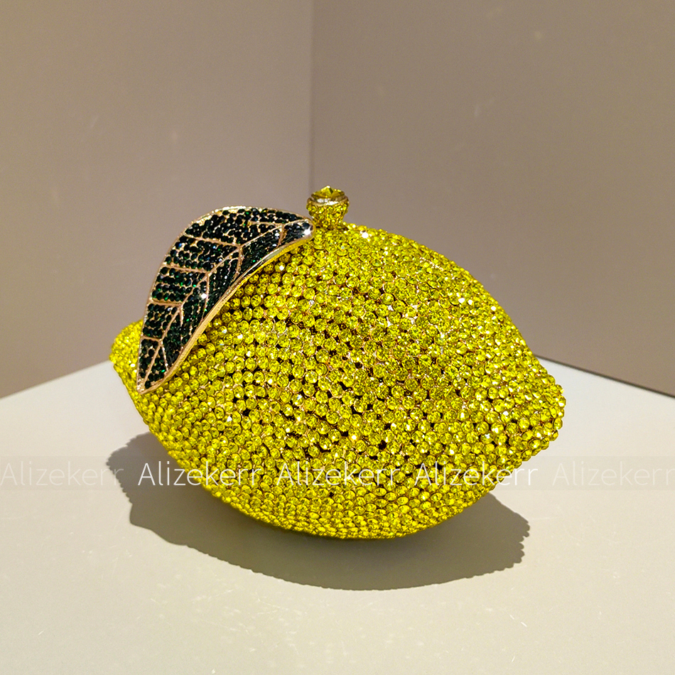 Alizekerr Lemon Shaped Diamond - Wallet Chain Bag ulasan dan harga