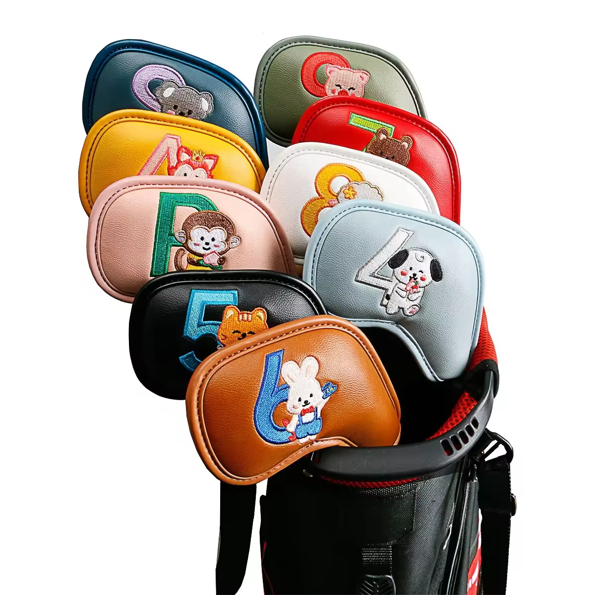 9Pcs Cute Cartoon Animal Golf  - Women Accessories To Gift ulasan dan harga