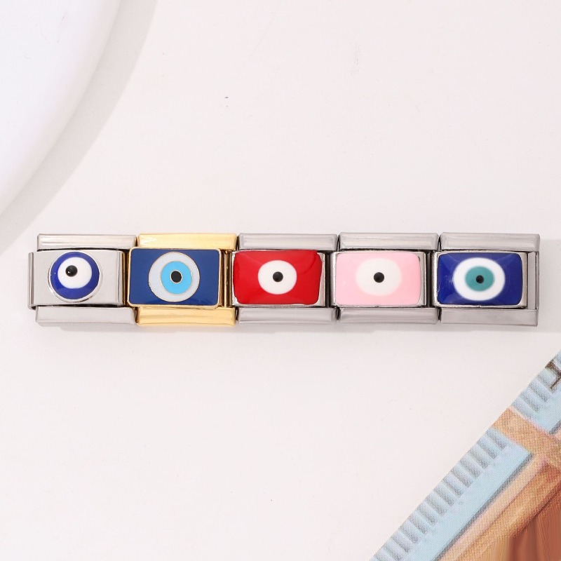 DIY Evil Eye‌ Stainless Steel  - Evil Eye Bracelet ulasan dan harga