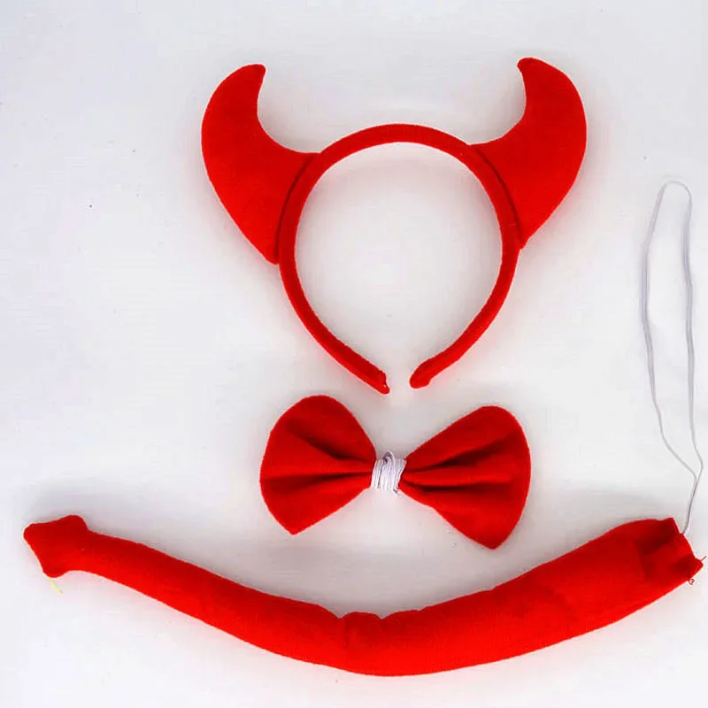 Women Girls Animal Demon Devil - Women'S Red Accessories ulasan dan harga