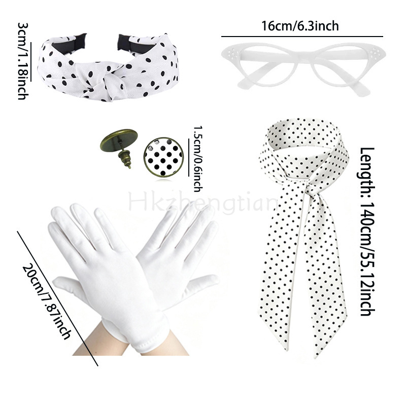 1950s Retro Polka Dot Accessor - Women'S Accessories In The 1950S ulasan dan harga