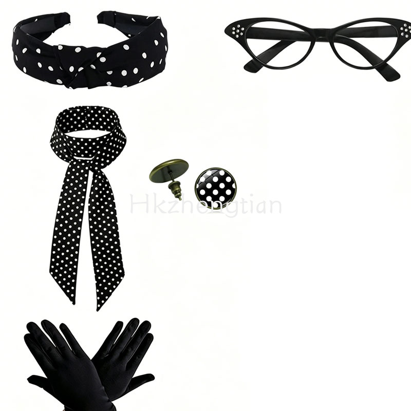 1950s Retro Polka Dot Accessor - Women'S Accessories In The 1950S ulasan dan harga
