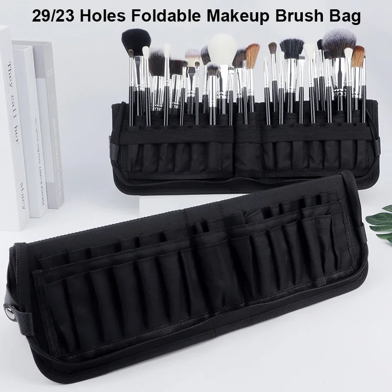 29/23 Holes Foldable Makeup Br - Women Accessories Organizer ulasan dan harga