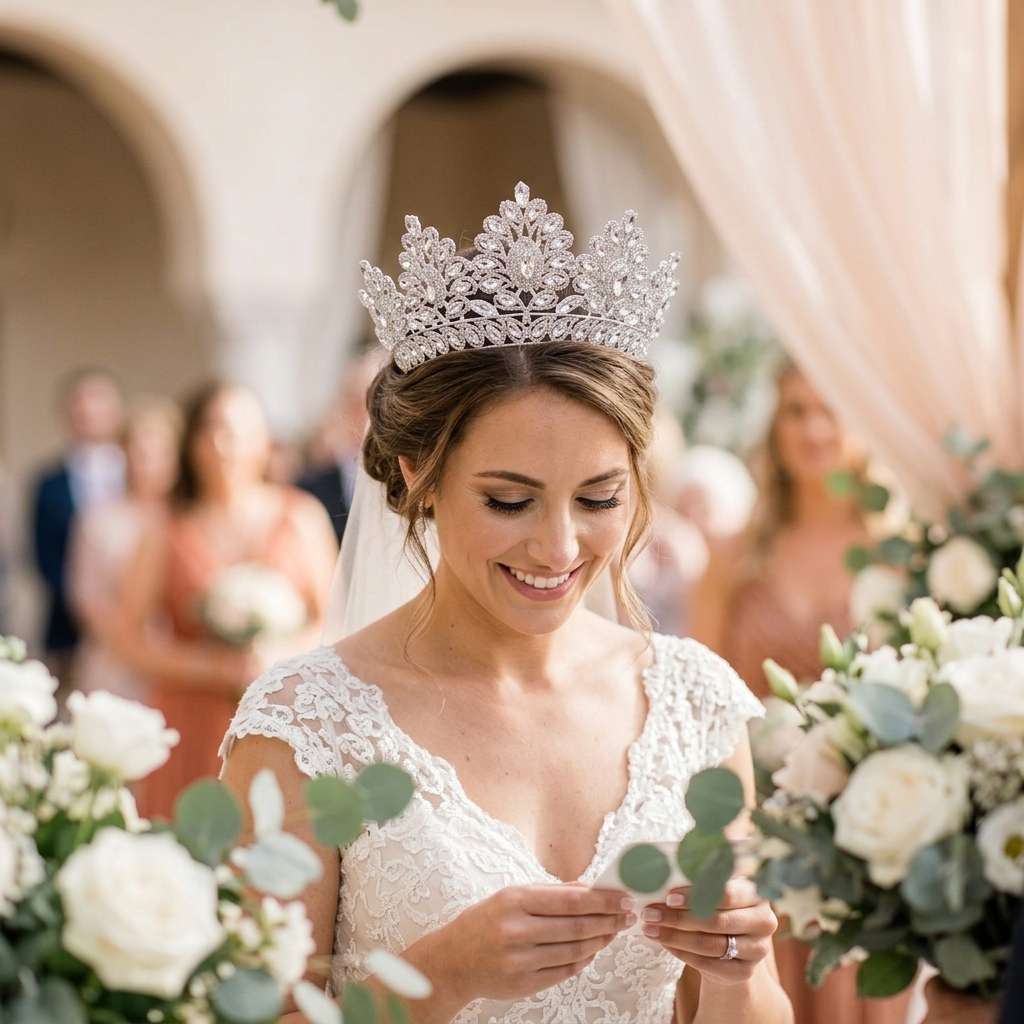 Bridal Rhinestone Crown Hairpi - Women'S Wedding Accessories ulasan dan harga
