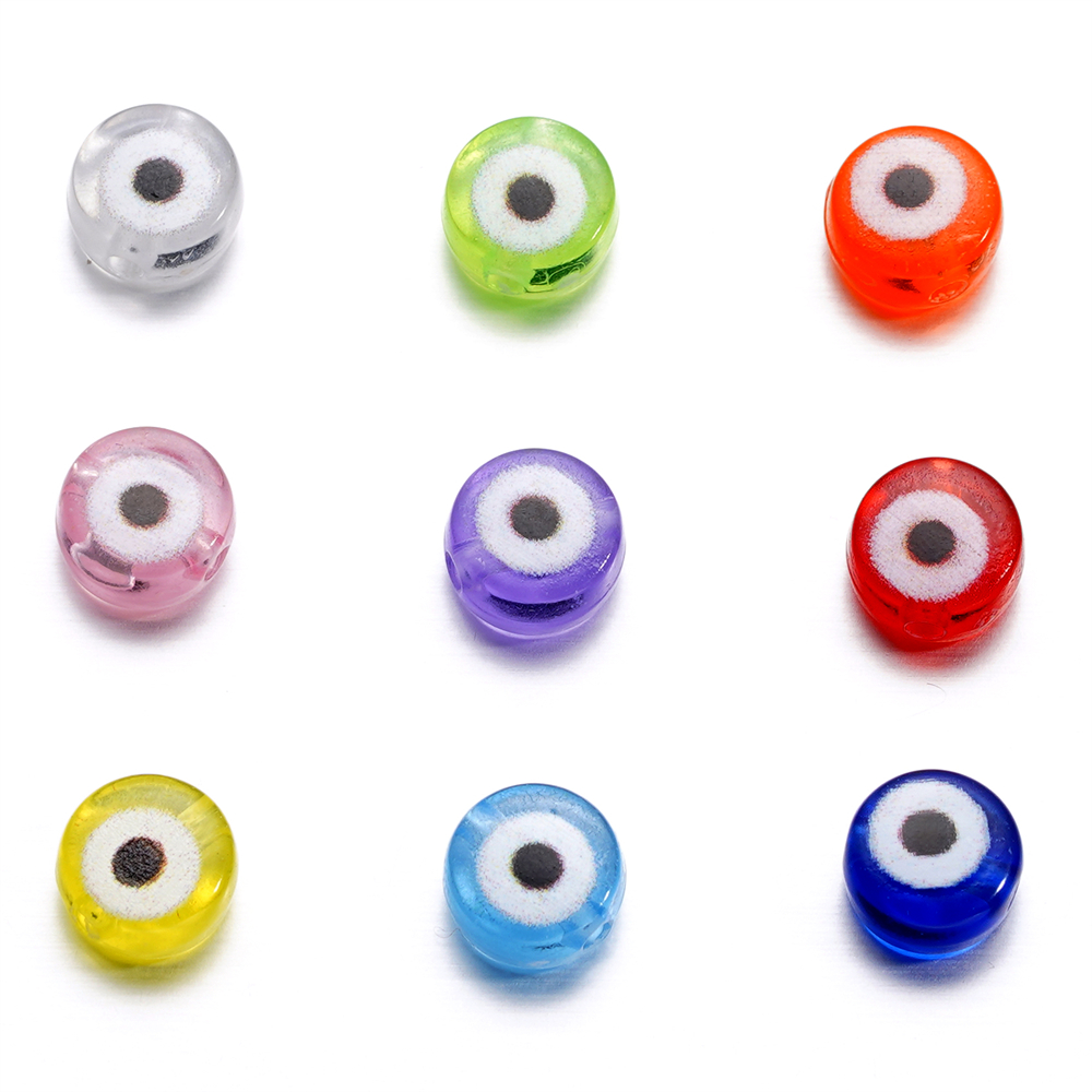 30pcs/Lot 4x7mm Oval Beads Evi - Evil Eye Bracelet ulasan dan harga