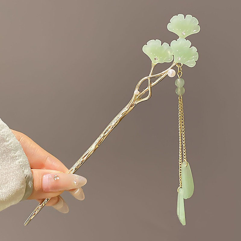 1pc Elegant Chinese Style Gree - Women Accessories Shop Design ulasan dan harga