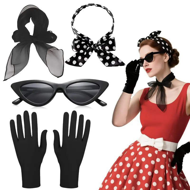 50s Retro Costume Accessories  - Women'S Accessories In The 1950S ulasan dan harga