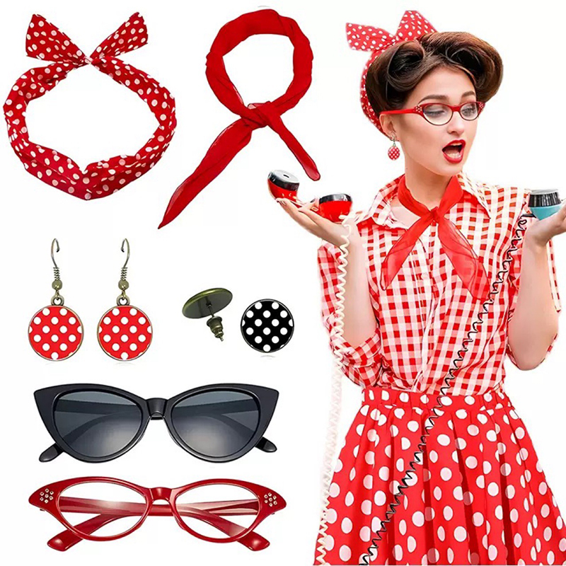 50s Retro Costume Accessories  - Women'S Accessories In The 1950S ulasan dan harga