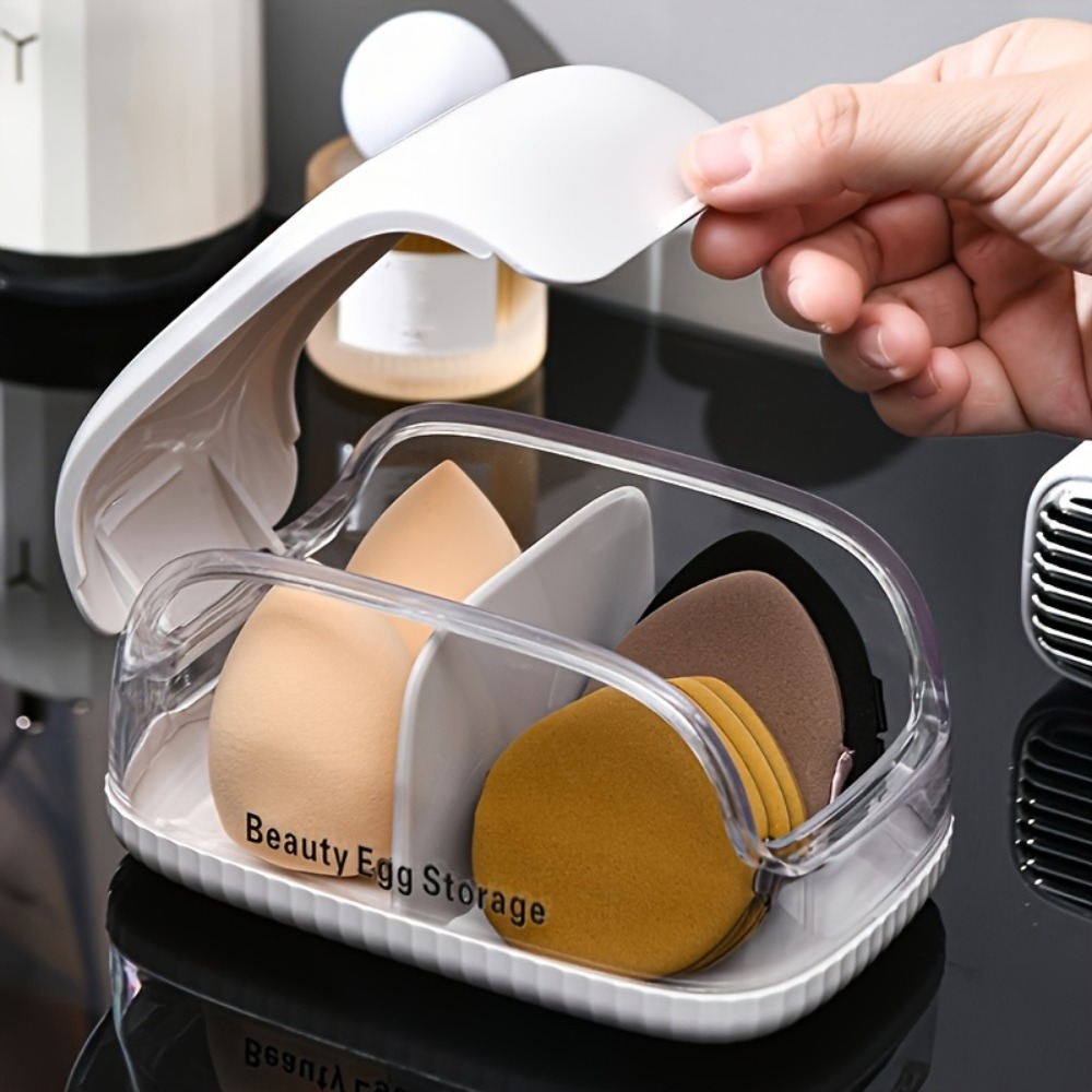 Dual Compartment Beauty Sponge - Women Accessories Organizer ulasan dan harga