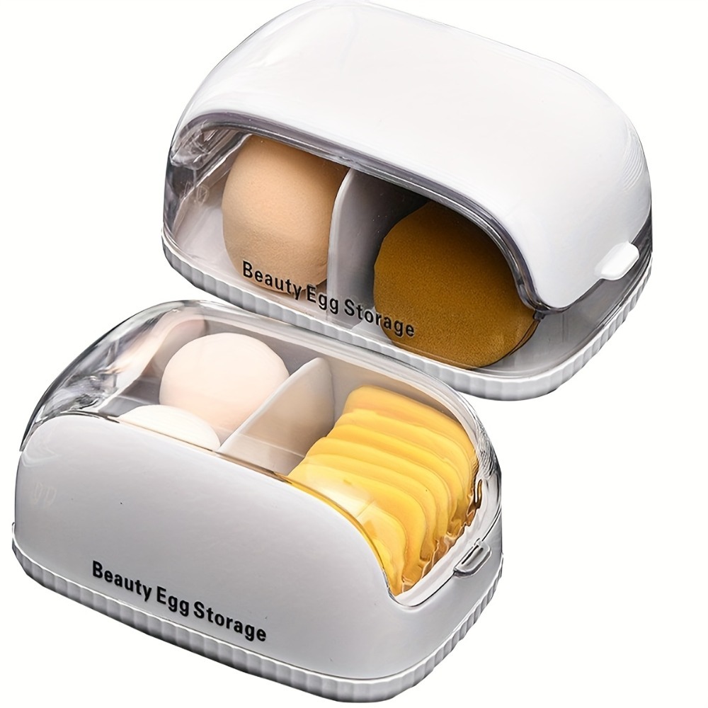 Dual Compartment Beauty Sponge - Women Accessories Organizer ulasan dan harga