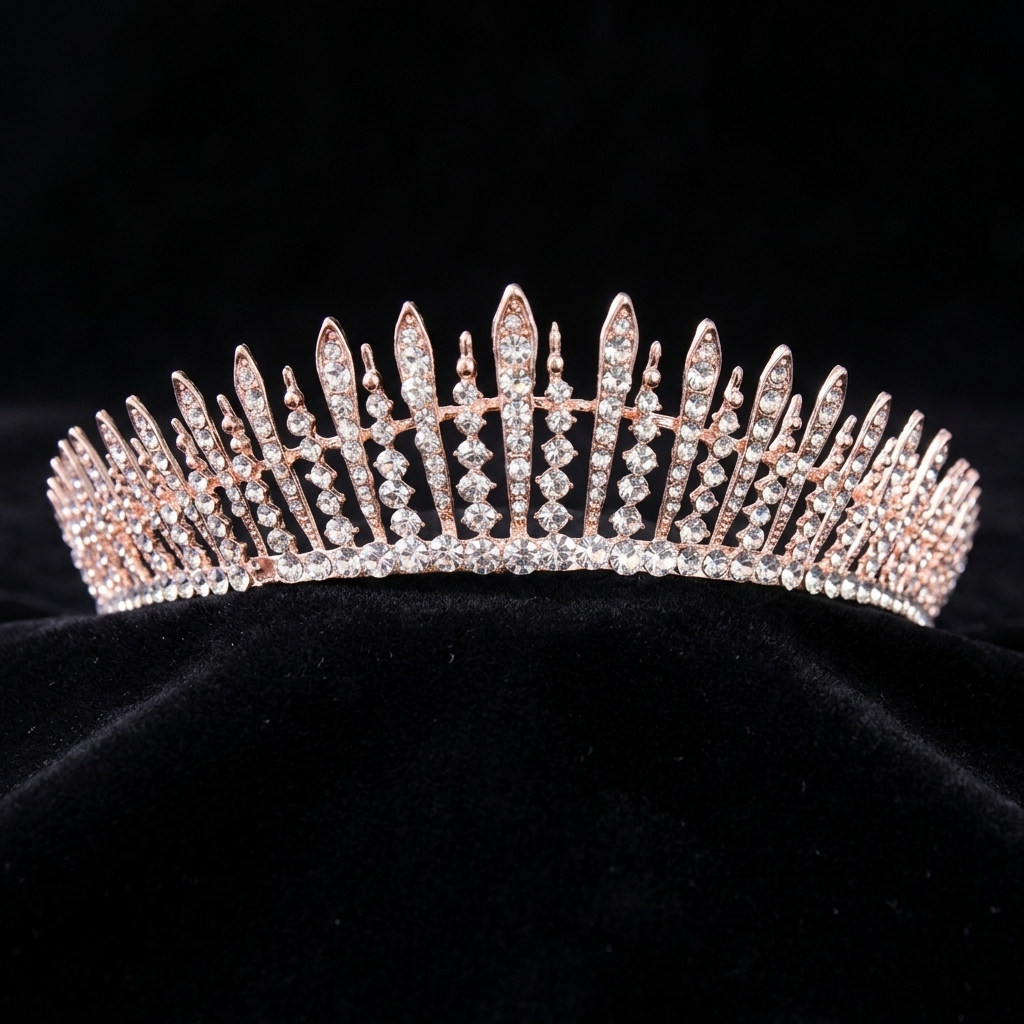 Bridal Crystal-Crown Headband  - Women'S Wedding Accessories ulasan dan harga