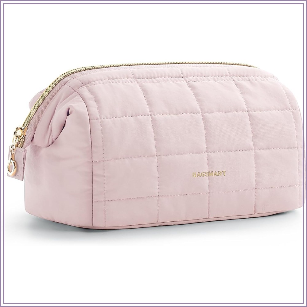 Puffy Makeup Bag Travel Toilet - Women Accessories Organizer ulasan dan harga