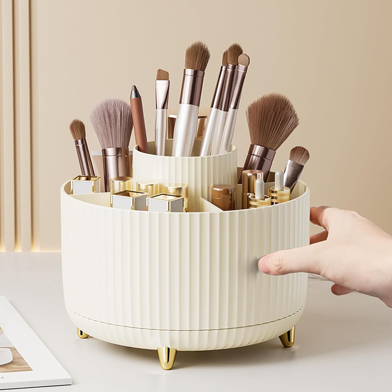 360° Rotating Makeup Cosmetic  - Women Accessories Organizer ulasan dan harga