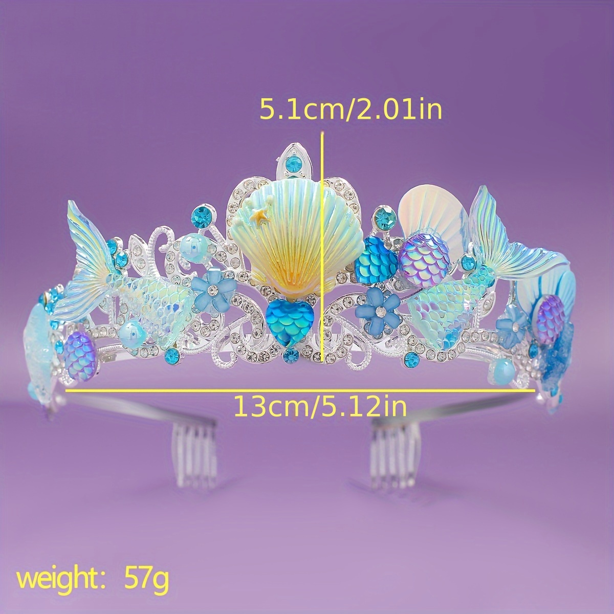 2025 New Mermaid Hair Comb Cro - Women Accessories To Gift ulasan dan harga