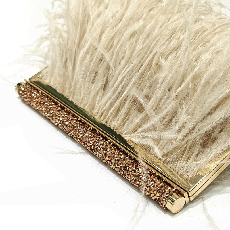 Fashion Clutch Metal frame Eve - Wallet Chain Bag ulasan dan harga